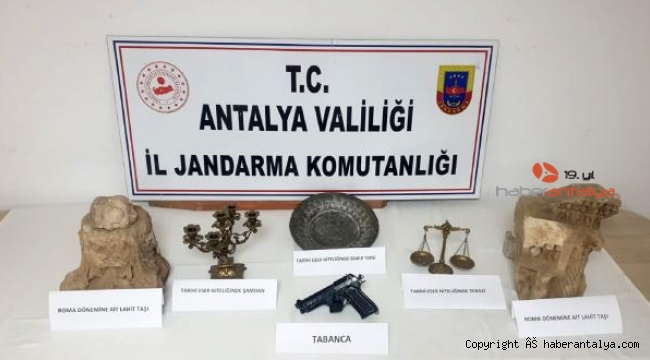 Antalya'da tarihi eser operasyonu !
