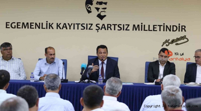 Başkan Ulutaş:" 54 mahallede hizmet için varız"