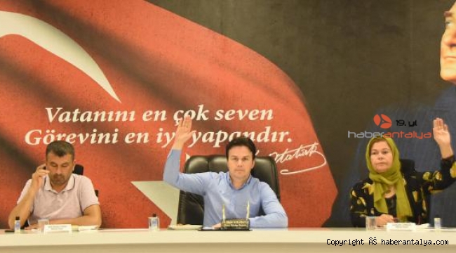 Demre Belediyesi'nde mayıs meclisi
