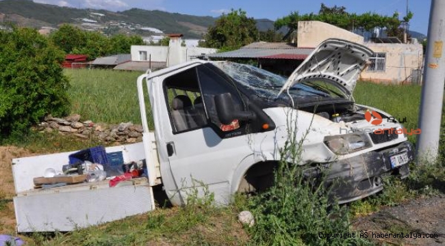 Gazipaşa'da kaza: 1 yaralı