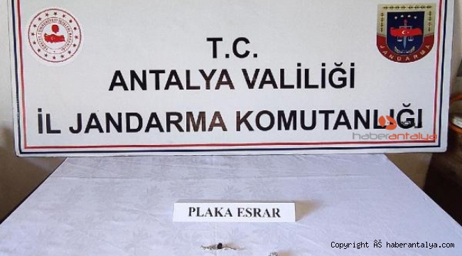İsviçreli yolcu otobüste esrarla yakalandı