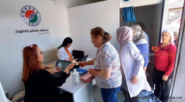 Kepez'in Mobil Sağlık Merkezi İbradı'da