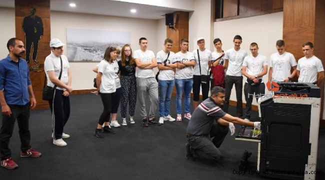 Konyaaltı Belediyesi, Sırbistanlı öğrencilerin staj tercihi oldu
