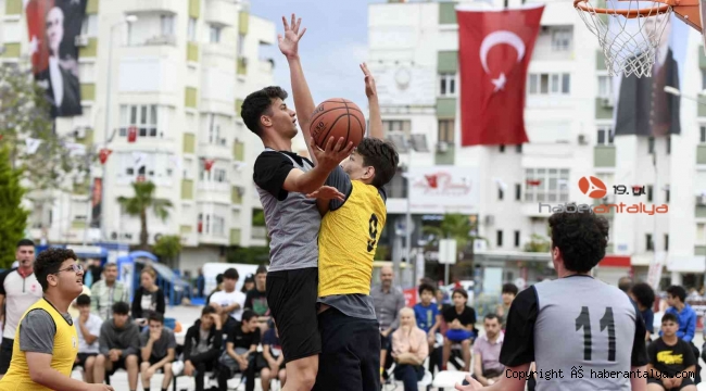 Muratpaşa'da basketbol şenliği