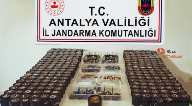 Otomobilde kaçak nargile tütünü yakalandı
