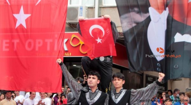 Serik'te 19 Mayıs coşkusu