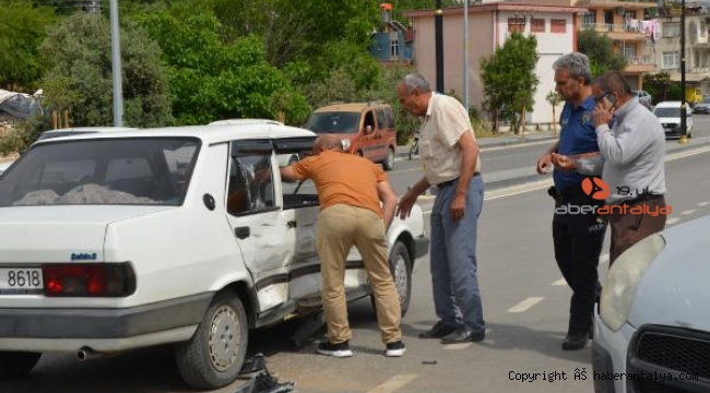 Serik'te kaza: 1 yaralı