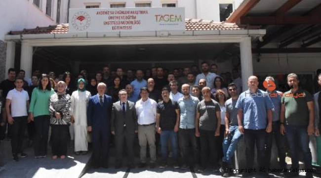 Su ürünleri uzmanları Demre'de
