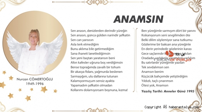 Tolga Cömertoğlu'dan anneler günü mesajı 