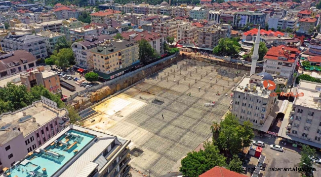 Akdeniz Bölgesinin en büyük temel beton dökümü başladı