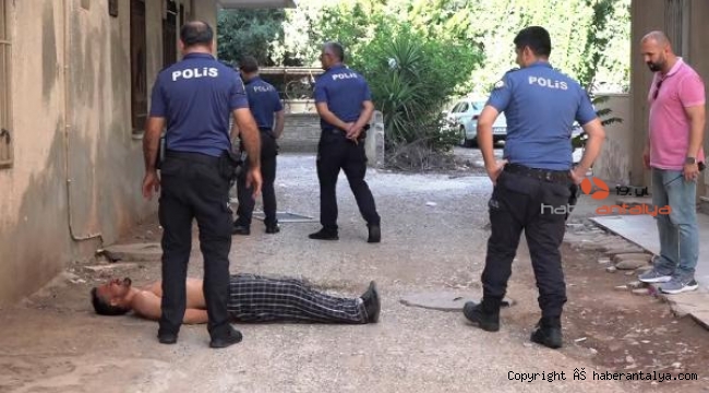 Alkol alıp evde ateş etti, biber gazıyla etkisiz hale getirildi!