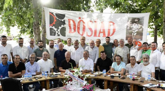 Başkan Uysal, DÖSİAD'da; "Çevre ödülü birlikteliğimiz ve duyarlılığımızın sonucudur"