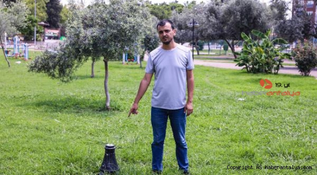 Çocuk parklarına dadanan hırsızlara ilginç önlem
