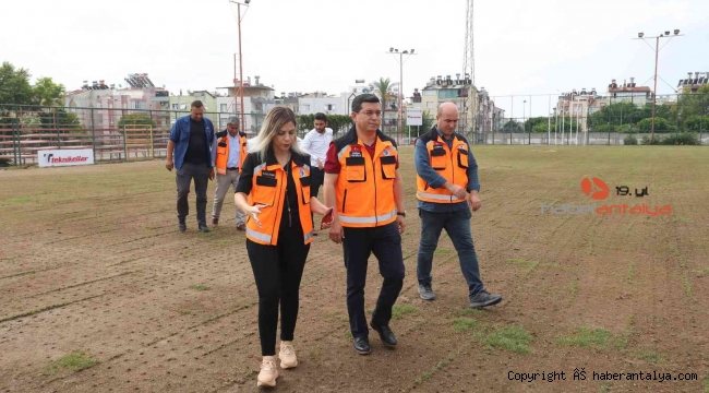 Hasan Doğan Stadyumu'nda zemin ve çim yenileme çalışmaları başladı