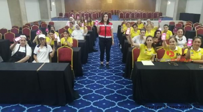 Jandarmadan kadınlara KADES tanıtımı