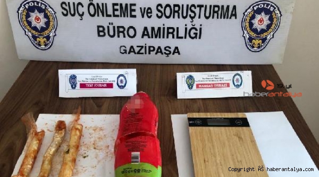 Ketçap kutusundan uyuşturucu çıktı!