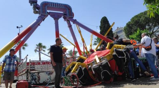 Lunaparkta kaza; Facianın eşiğinden dönüldü ! İşte o anlar