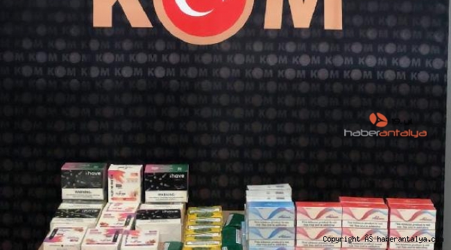 Polisten kaçak sigara tütünü operasyonu; yüzlercesi ele geçirildi