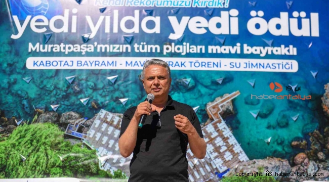 Başkan Uysal: "Bu kıyılarda çakıl taşı bile mavi bayraklı olur"