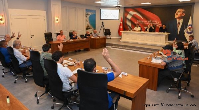 Demre Belediyesi'nde temmuz meclisi