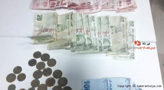 Dilencinin üzerinden 1424 TL çıktı