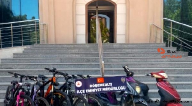 Döşemealtı'da çalıntı bisiklet operasyonu
