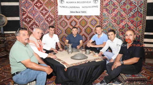 Gökbel'de kurulan Yörük Çadırında geleneksel Yörük kültürü tanıtıldı