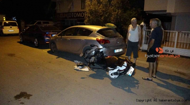 Kazaya karışan motosikletteki yolcu kadın: "Çok temiz düştük, vallahi iyi düştük"