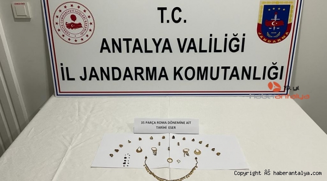 Manavgat'ta 10 milyon TL değerinde tarihi eser ele geçirildi