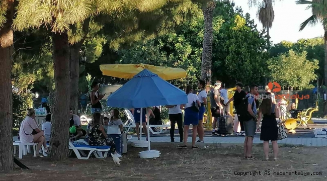 Manavgat'ta 5 yıldızlı otelde yangın paniği !