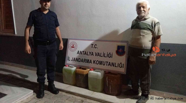 Manavgat'ta akaryakıt hırsızları, 80 litre mazot ve 20 litre benzin çalmışlar