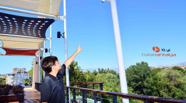 Rauf Denktaş Müze Köprüsü vandallara karşı kameralarla izleniyor