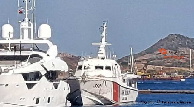 Sahil Güvenlik ile uyuşturucu taşıyan lüks yat çatıştı !