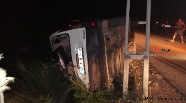 Serik'te kaza: 4 yaralı