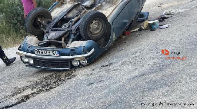 Türkmen sürücü kazada yaralandı