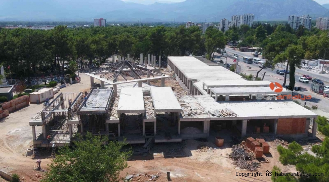 Uncalı Mezarlığı'nda yenileme çalışması sona yaklaştı
