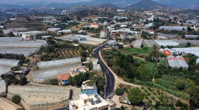 Alanya Belediyesinden asflatlama çalışmaları