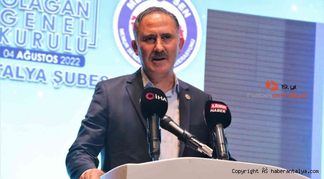 Antalya'da Sağlık-Sen Şubesinin 6'ncı Olağan Genel Kurulu gerçekleştirildi