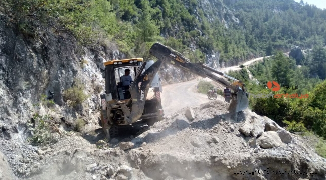 Antalya'da yayla yolları ve banklar yenilendi