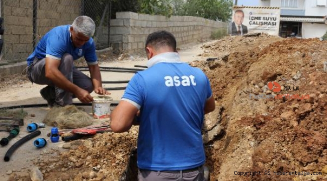 ASAT'tan Gedik'e yeni içme suyu hattı