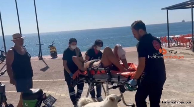 Bıçaklanan sahibine köpekten duygulandıran vefa