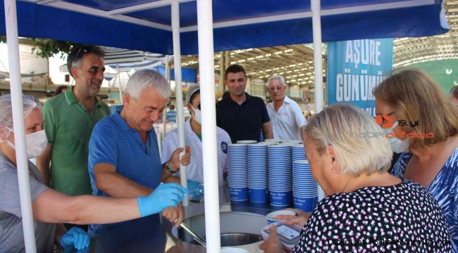 Büyükşehirden Finike, Kaş, Gazipaşa ve Kemer'de aşure dağıtımı