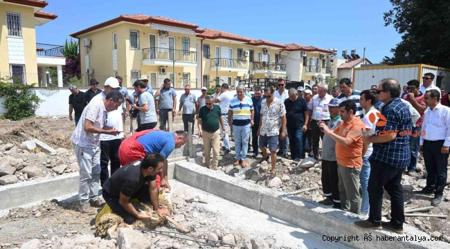 Çamyuva kapalı pazar yerinin temeli atıldı