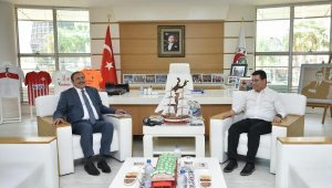 Eski Bakan Eroğlu'ndan Başkan Tütüncü'ye ziyaret
