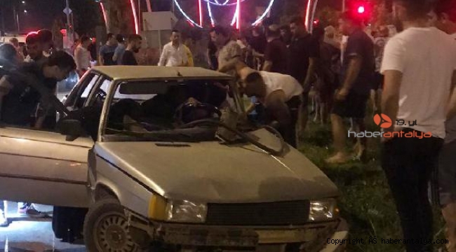 Gazipaşa'da kaza soucu 1 ölü, 2 yaralı