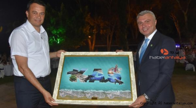Kaş Kaymakamı Yazıcı veda etti