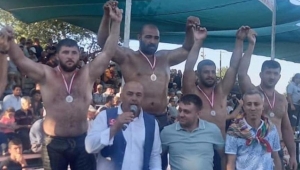 Kemer Belediye güreşçisi Balcı, Bayramiç'ten madalya ile döndü