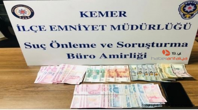 Kemer'deki otel hırsızı tutuklandı