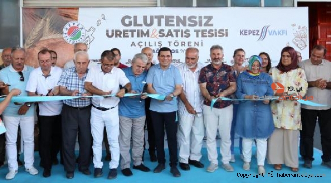 Kepez'in Glütensiz Üretim ve Satış Tesisi açıldı