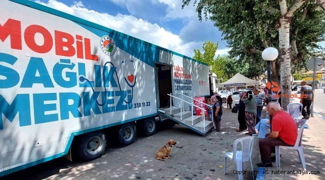 Kepez'in Mobil Sağlık Merkezi Gömbe'de